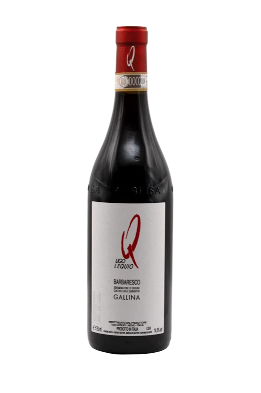 Bottiglia di Barbaresco Gallina DOCG