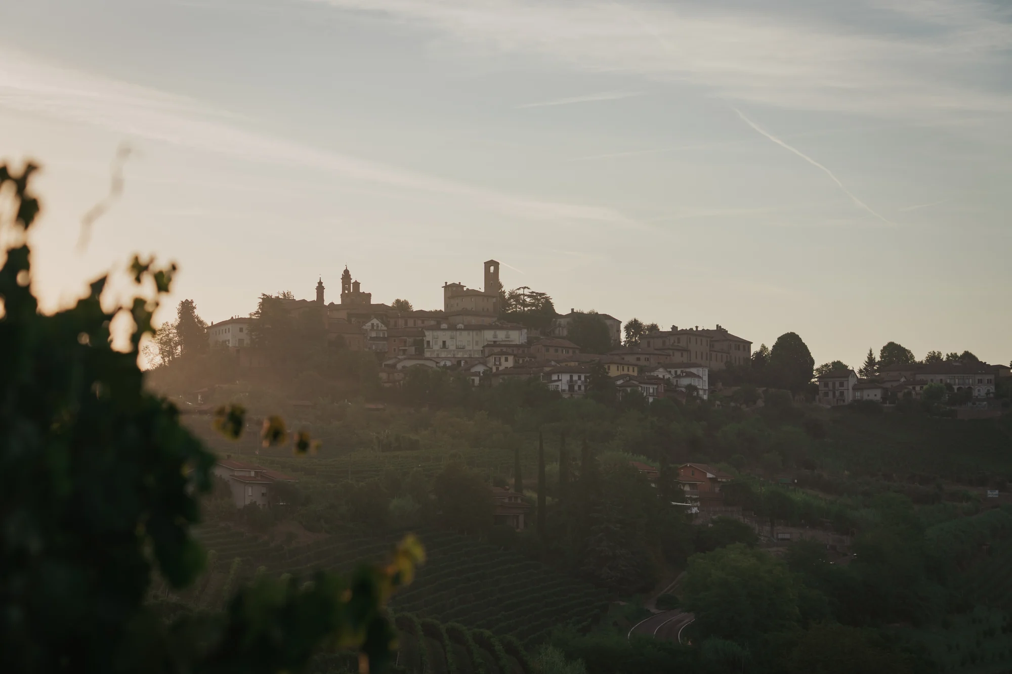 Neive in the evening light